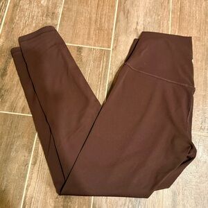 CRZ YOGA High-Waisted Leggings in Hot Fudge Brown - Like new! 🤎